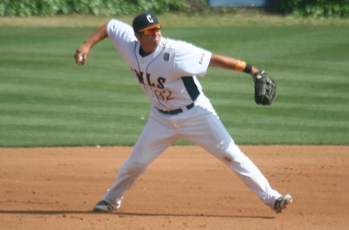 Sophomore Warren Fishback had a hit and scored the Owls' only run in their loss to Canyons. Photo By: Jerrika Ramirez