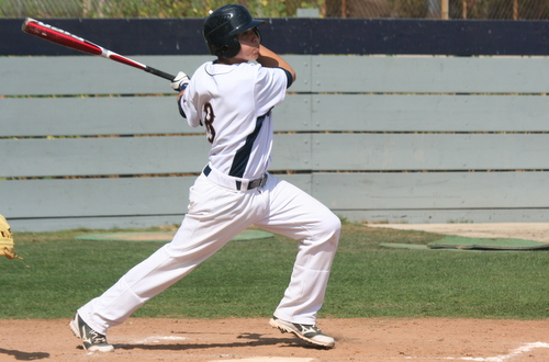 Sophomore Blake James was a perfect 5 for 5 at the plate for Citrus in their loss at Bakersfield. Photo By: Jerrika Ramirez