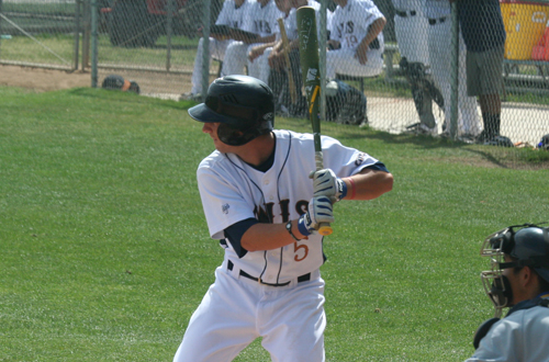 Freshman Jonathon Reynoso went 3 for 5 and drove in the Owls' only run in their loss at LA Valley. Photo By Jerrika Ramirez