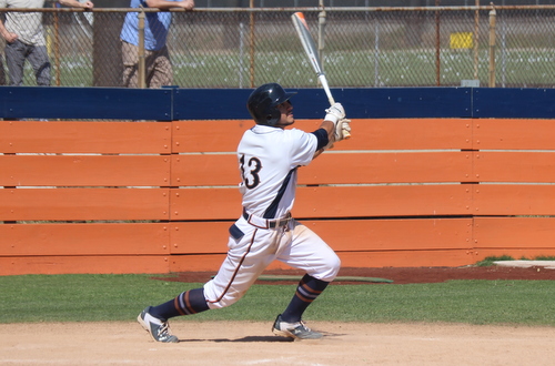 Sophomore Anthony Virgen drove in four runs, scored three times, and hit a home run in Citrus' 17-4 win over Antelope Valley.