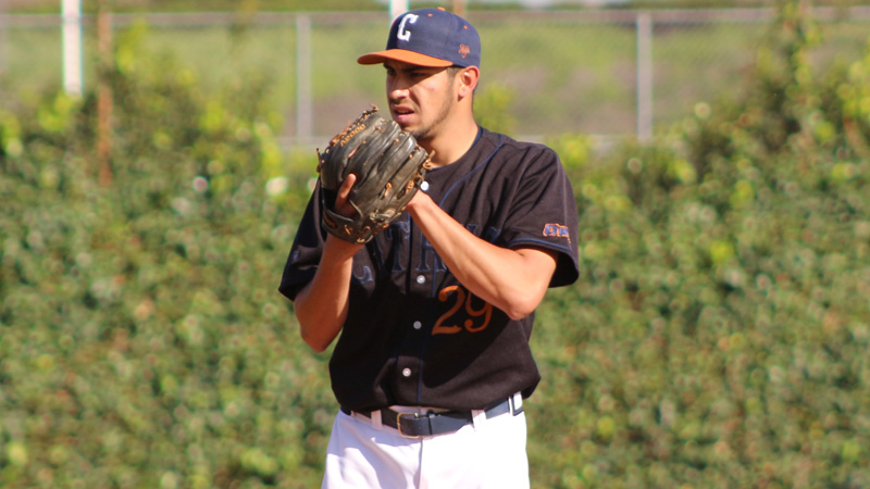 Sophomore Brennan Piceno fanned five batters and gave up just two hits and no runs in five innings of work. Photo By: Mykenna De Avila