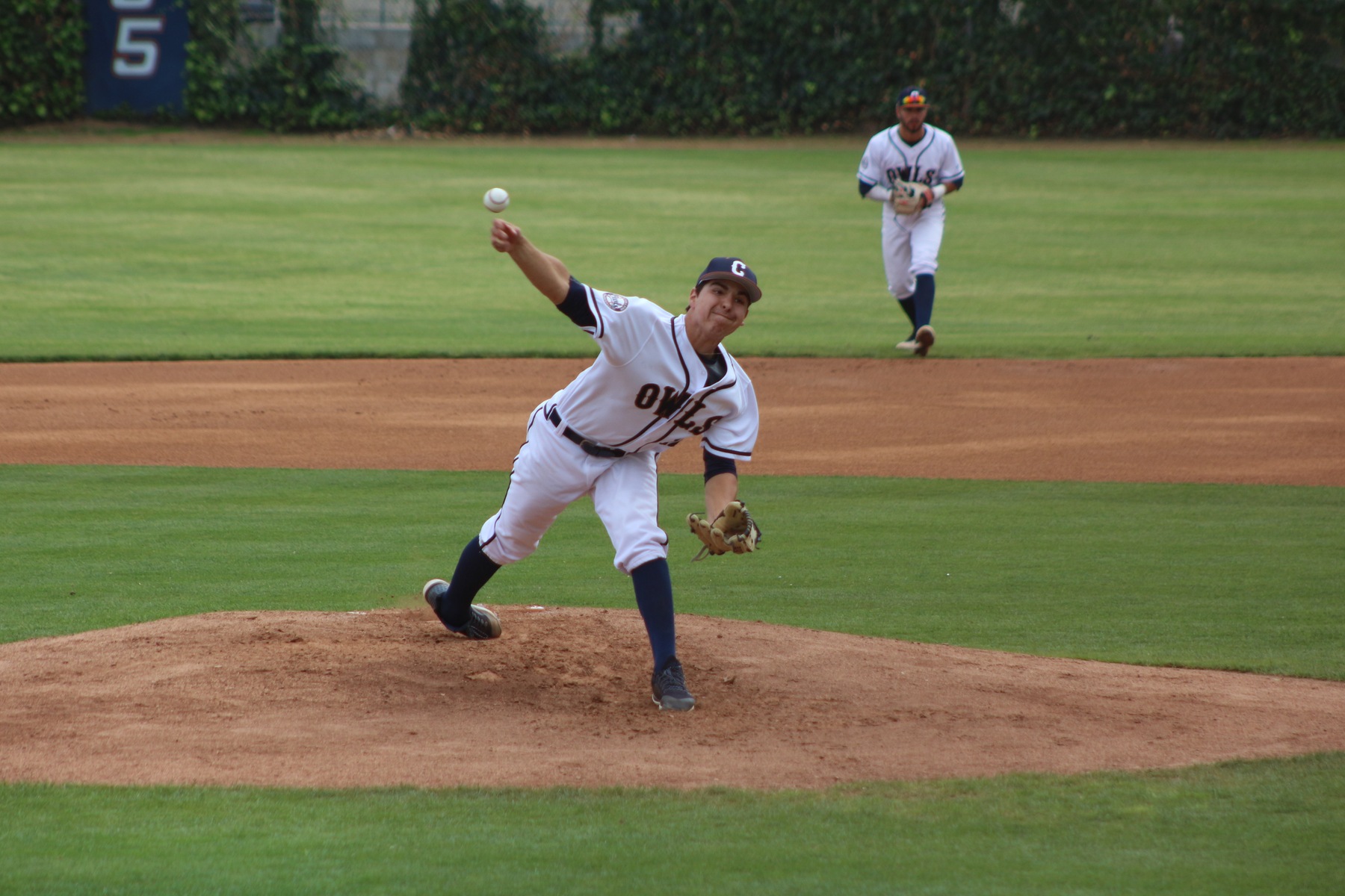Pitcher Sir Jordan Gomez improves to 8-1 in 2018.
