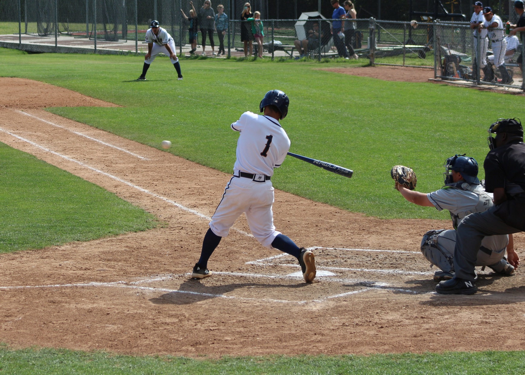 Teppei Fukuda lines up his swing. Image: Treyvon Watts-Hale