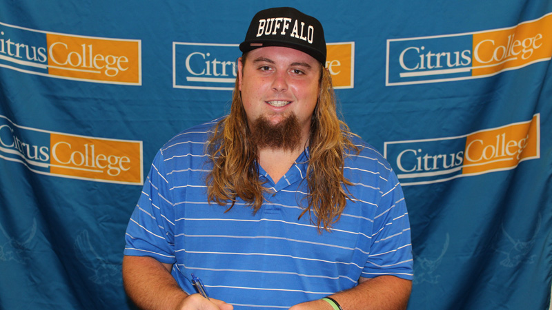 Sophomore Brad Rowland is the fourth Owl to sign a scholarship offer.