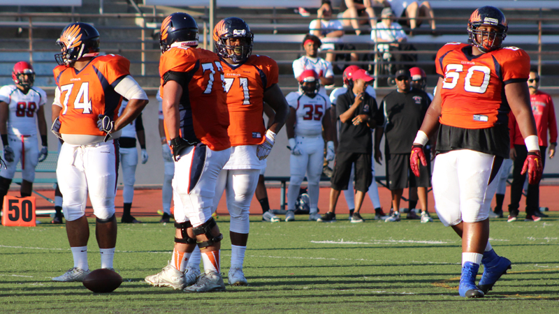 The Citrus College Football team is ranked #1 in the American Division on the first CCFCA Poll.