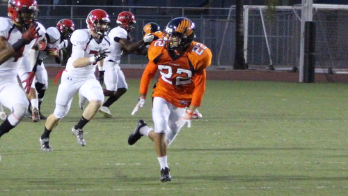Sophomore defensive back Michael Orantes Jr. had eight tackles, including a tackle for a loss, and a pass break-up in Citrus' rout of Santa Ana College.
