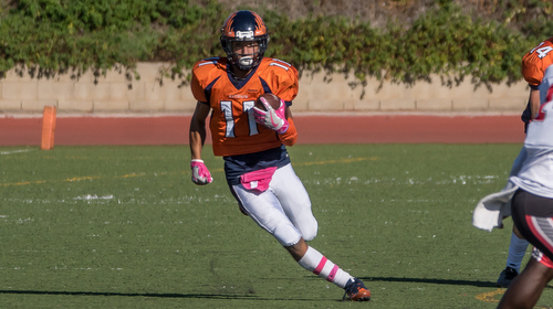 Sophomore Henry Tarin had four catches for 98 yards in Citrus' loss at LA Valley.