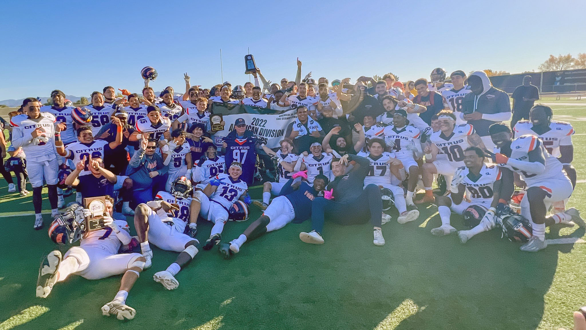Citrus College wins American Division Championship.