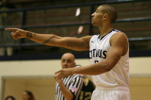 Sophomore Steven Thornton Jr. was named this week's WSC South Player of the Week. Photo By: Jerrika Ramirez