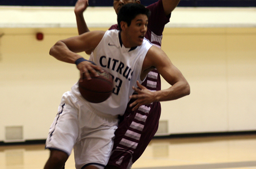 Freshman Chris Reyes became just the third Owl to win the State Athlete of the Month Award on Wednesday. Photo By: Ariana Cordero.