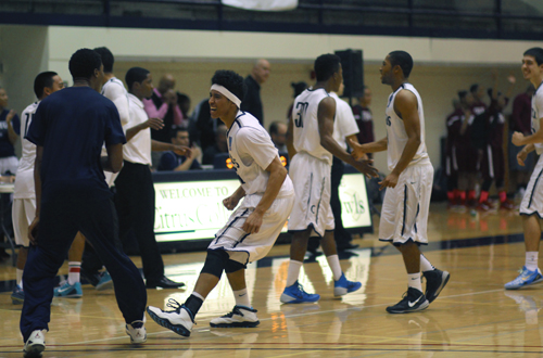 The Citrus College Men's Basketball team will be in the playoffs this Friday when they hit the road for a 7:00 PM tip. Photo By: Natalia Ponce
