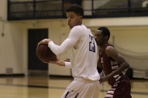 Freshman Ryan Wiley had 24 points and 15 rebounds in Citrus' upset win over Antelope Valley on Wednesday. Photo By: Natalia Ponce