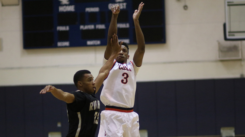 Sophomore Kenneth Cyprian scored a career high 33 points in the Owls' home victory against Barstow. Photo By: Grazia Watkins