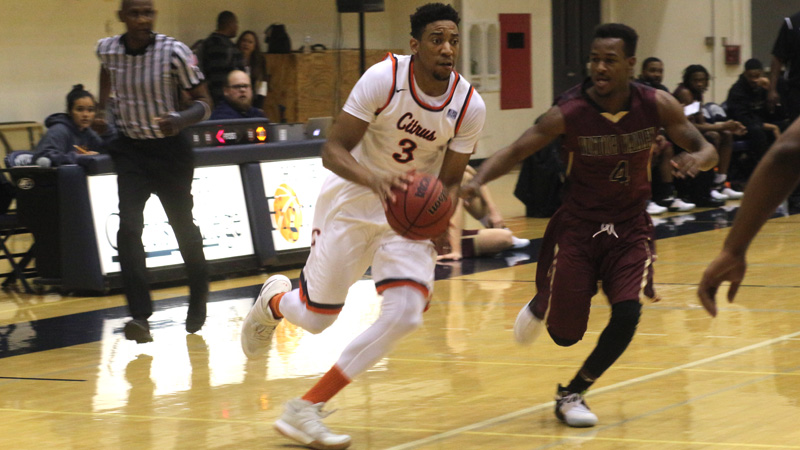 Sophomore Kenneth Cyprian had a career night for the Owls in their win over Victor Valley. Photo By: Grazia Watkins