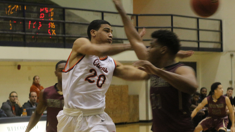Freshman Kyle Gray scored a game high 15 points off the bench in Cirtus' revenge win over Los Angeles Valley College. Photo By: Grazia Watkins