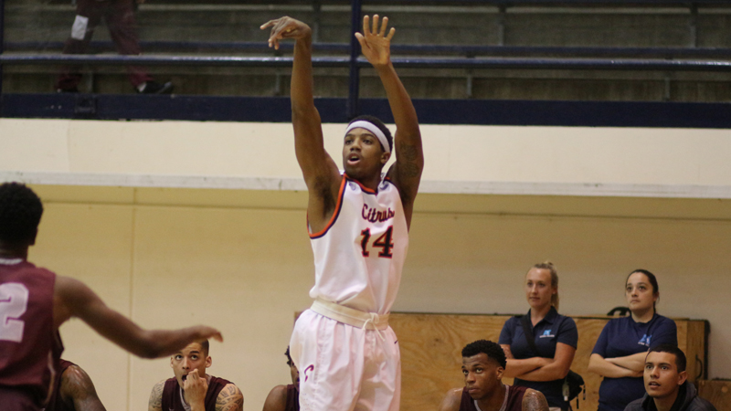 Freshman Khalil Williams scored all 20 of his points in the second half, in Citrus' loss at Barstow to close the season. Photo By: Mykenna De Avila