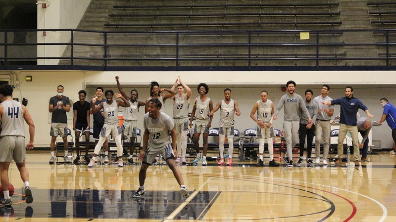 Citrus celebrates on the bench. Photo by Rebekah Rudder