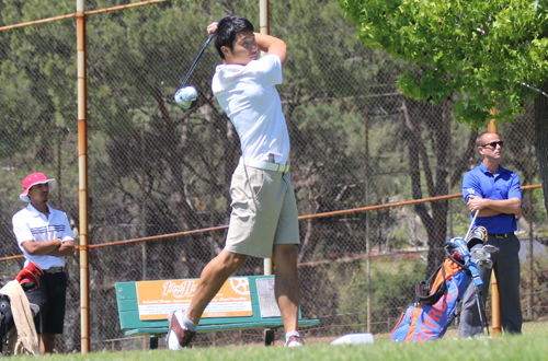 Freshman Takakazu Furukawa finished third overall with a 70 at the WSC Allan Hancock Event.