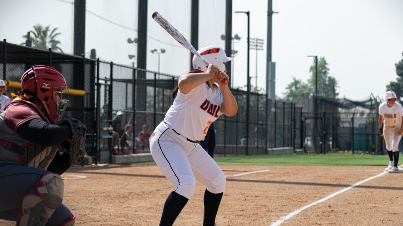 Layla Prieto had two hits for the Owls. Photo by Jacob Bramley