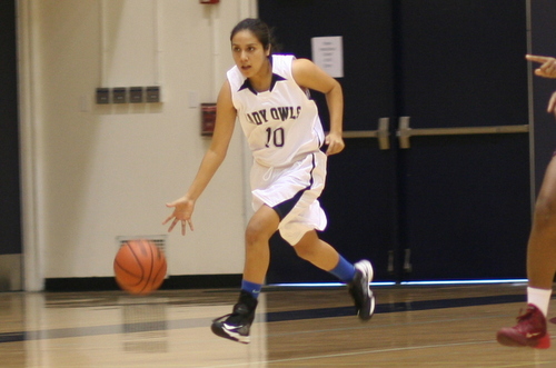 Freshman Amanda Walker had her best game of the year on Saturday in Citrus' loss to Antelope Valley. Photo By: Ariana Cordero
