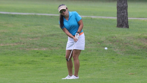 Sophomore Jamie Lopez leads the entire field after the first day of the 2015 WSC Championships.