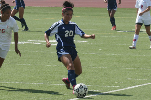 Freshman Sheyla Sanchez scored her third of the year in Citrus' 7-0 win over West LA.