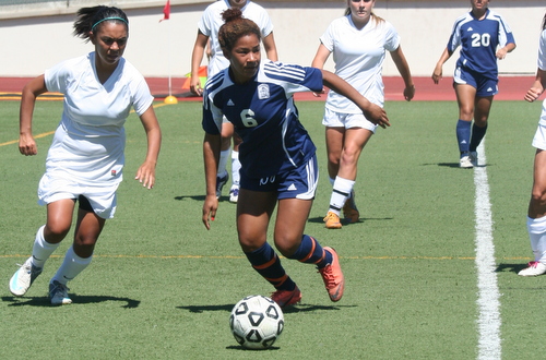 Sophomore Jade Vehawn scored one of Citrus' four goals at West LA.