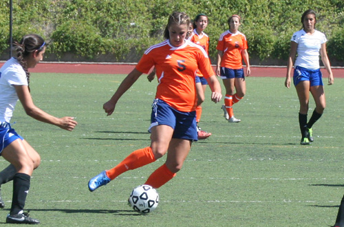 Freshman Kacie Licata had a goal and an assist in Citrus' loss at Santa Monica.