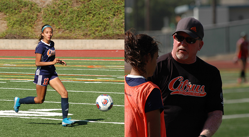 Sophomore Zeanna Silva was named the WSC South Defensive Player of the Year, while Head Coach Tim Tracey was named the WSC South Coach of the Year.