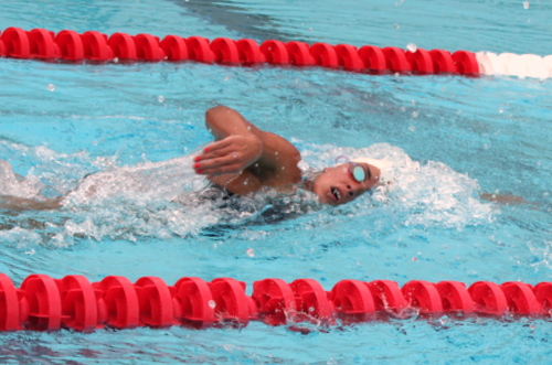 Freshman Gabriela Debia was one of two Owls to individually score points for Citrus on Day One of the 2013 WSC Championships. Photo By: Marian Manfre-Winchester