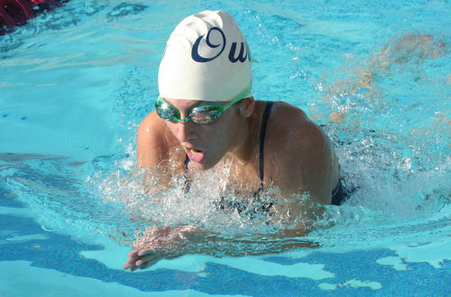 Sophomore Kirsten Pampu had the Owls' top individual finish at the 2014 WSC Pentathlon on Saturday.
