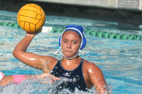 Freshman Lauren Quintero, scored one of Citrus' three goals in their 4-3 OT loss to Ventura on Wednesday. Photo By: Robert Lopez.