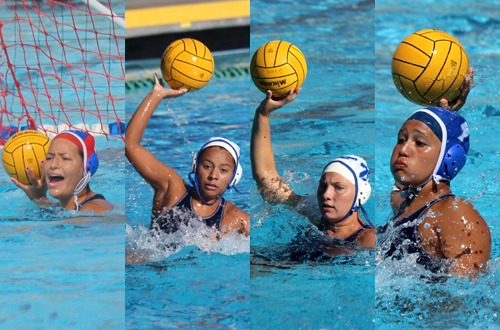 From left to right: Rose Takeuchi, Lauren Quintero, Danielle DeHerrera, and Kimberly Torres, were all named All-WSC selections.